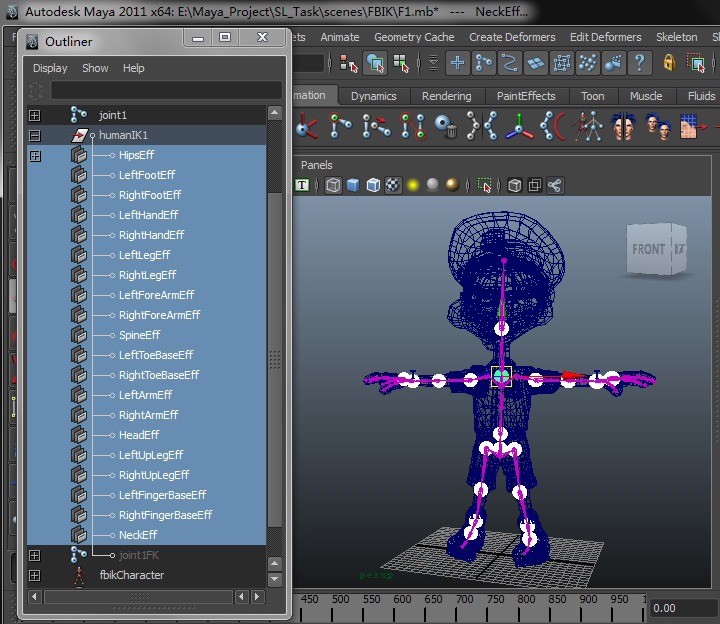maya—fbik系统研究 脚本之家 maya动画教程