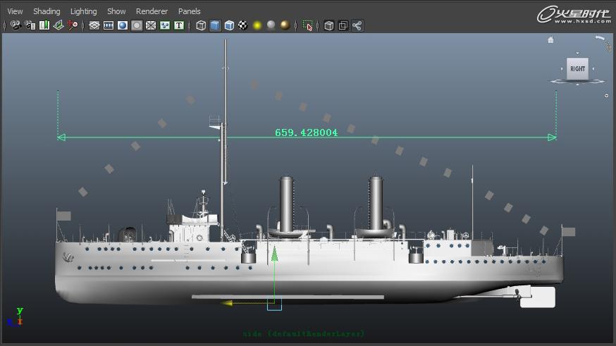 MAYA制作中山舰 绑定篇 脚本之家 MAYA动画教程