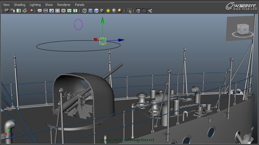 MAYA制作中山舰 绑定篇 脚本之家 MAYA动画教程