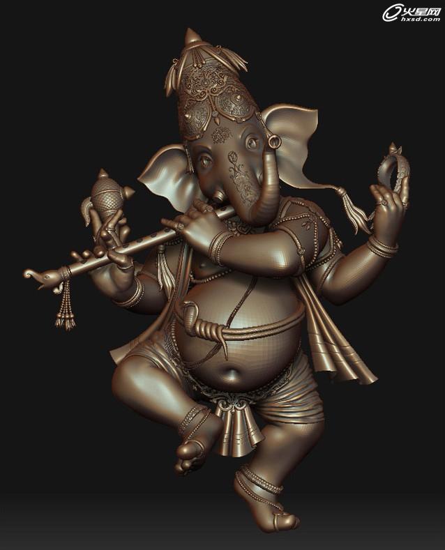 MAYA打造Ganesha智慧的神角色教程 脚本之家 MAYA角色动画教程