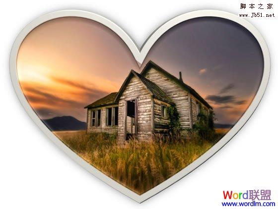 心形相册边框