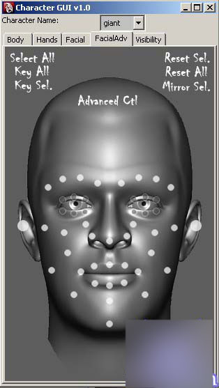 MAYA打造逼真人物表情教程系列4-角色控制面板 脚本之家 MAYA教程