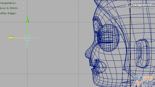 使用Maya的约束控制眼球 脚本之家 MAYA动画教程