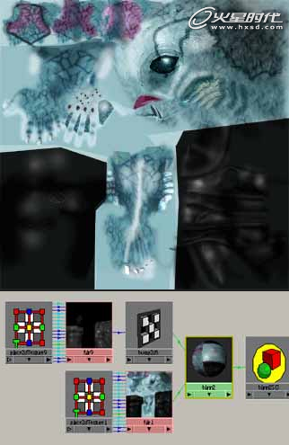 maya打造《地狱男爵》里的鱼人角色 脚本之家 maya角色教程