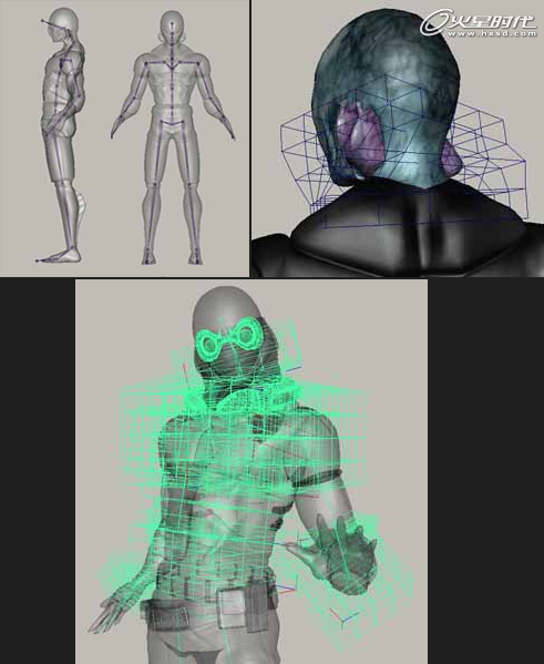 maya打造《地狱男爵》里的鱼人角色 脚本之家 maya角色教程
