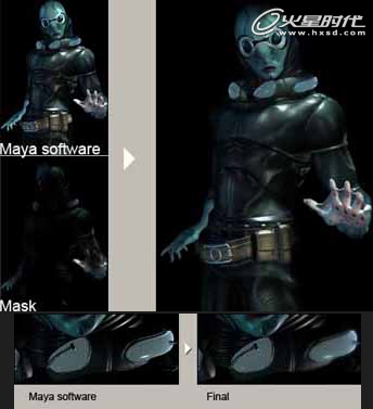 maya打造《地狱男爵》里的鱼人角色 脚本之家 maya角色教程