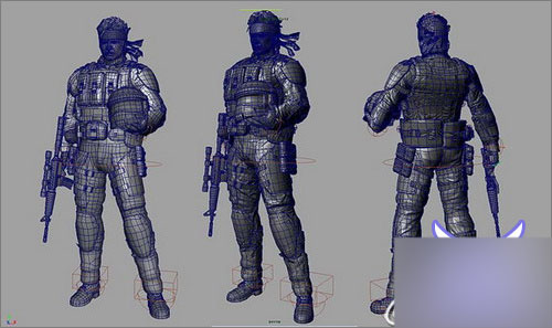 Maya打造X战警金刚狼教程 脚本之家 MAYA角色动画教程