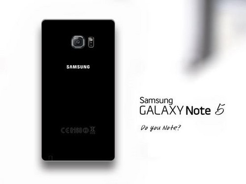 无边框/星夜黑 三星Note 5酷帅渲染图赏