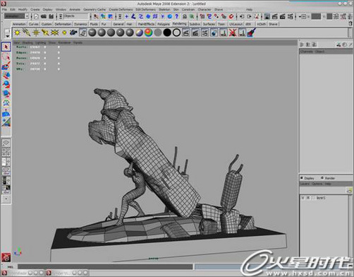 Maya和Zbrush打造一个钢铁男人角色教程 脚本之家 MAYA角色动画教程