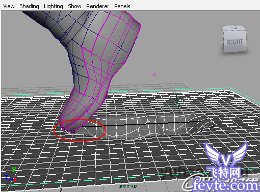 Maya动力学制作雪地里的脚印 脚本之家 MAYA角色动画教程