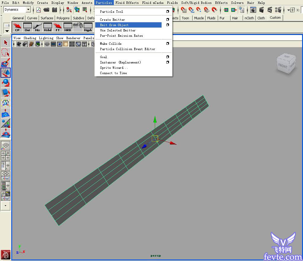 Maya粒子替换实现射箭效果 脚本之家 MAYA角色动画教程