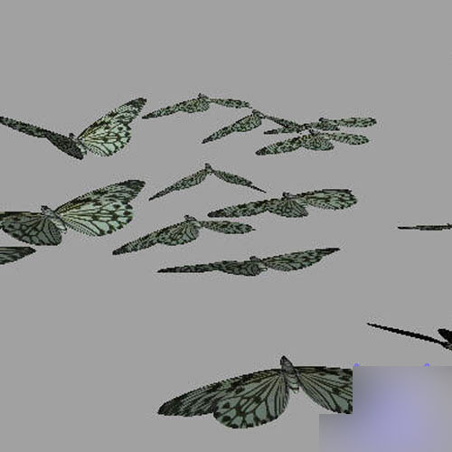 MAYA Instancers 制作蝴蝶群舞 脚本之家 MAYA角色动画教程