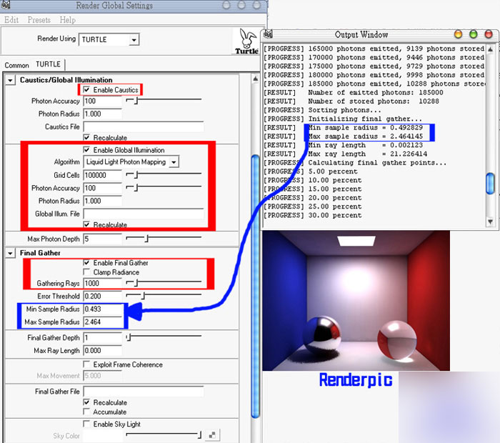 MAYA Turtle - GI & Caustics插件教程 脚本之家 MAYA角色动画教程