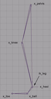 Maya 设置腿部骨骼控制系统 脚本之家 MAYA角色动画教程