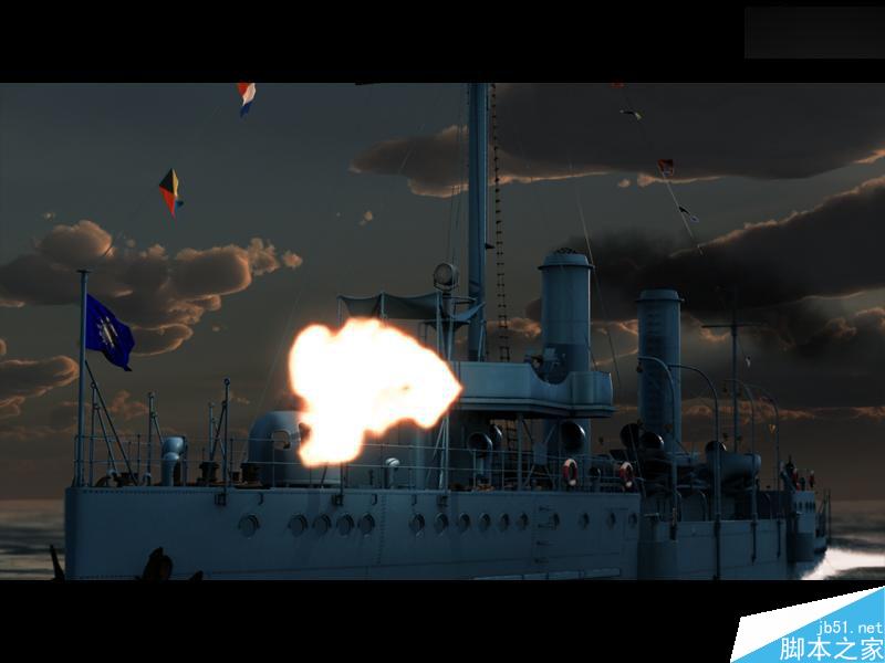 MAYA渲染中山舰教程 脚本之家 MAYA渲染教程