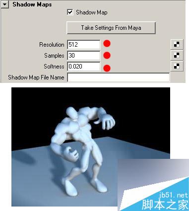 Maya Mentalray处理阴影与动画 脚本之家 MAYA角色动画教程