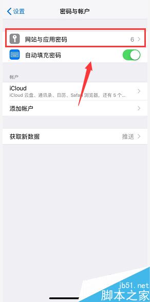 iPhone xs max怎么删除手机中已保存的账户名和密码?