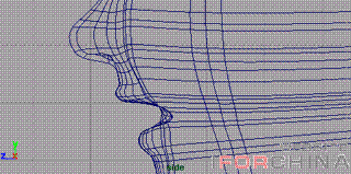 Maya 脸部模型建造 脚本之家 MAYA角色动画教程T10.GIF (17673 bytes)