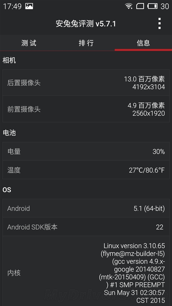 独家：魅蓝Note 2跑分首测！