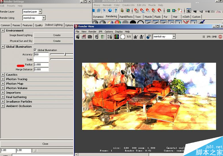 MAYA室内灯光照片详解 脚本之家 MAYA灯光教程