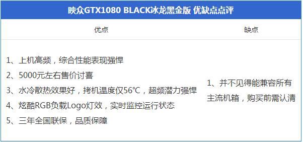 映众GTX1080Black水冷版评测 映众GTX1080Black水冷版评测