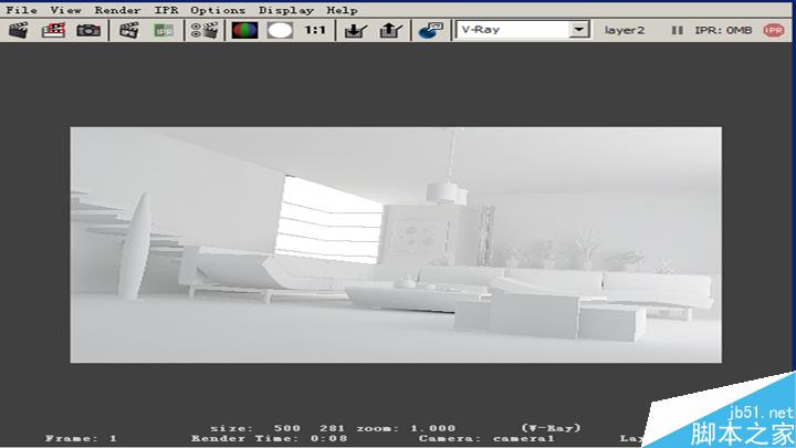 MAYA渲染室内效果图 脚本之家 MAYA渲染教程