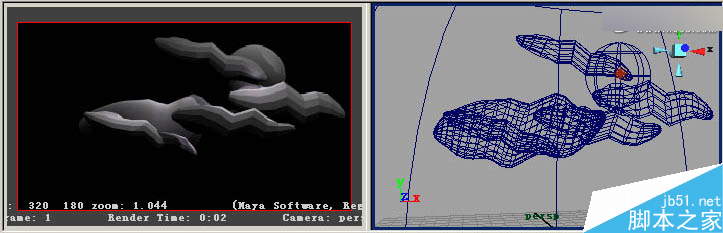 MAYA渲染出乌云里的月亮 脚本之家 MAYA渲染教程