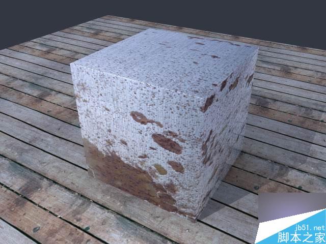 Maya材质教程：打造锈迹斑斑的小铁盒材质 脚本之家 MAYA材质灯光