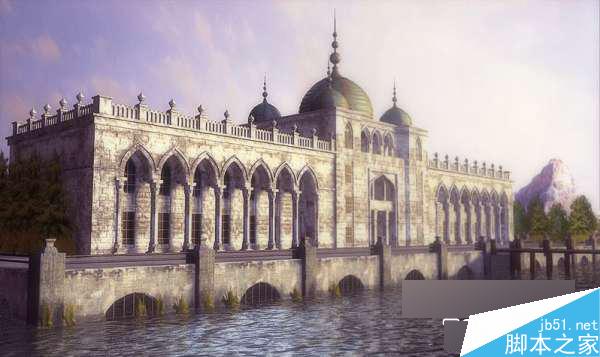 MAYA贴图完美表现场景层次 脚本之家 MAYA材质贴图教程