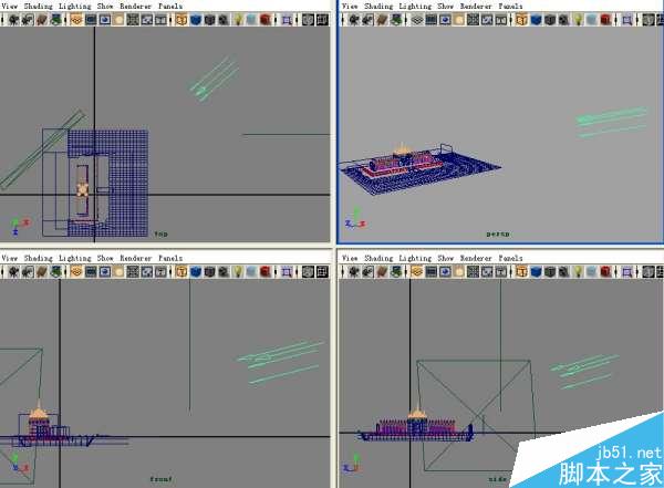 MAYA贴图完美表现场景层次 脚本之家 MAYA材质贴图教程