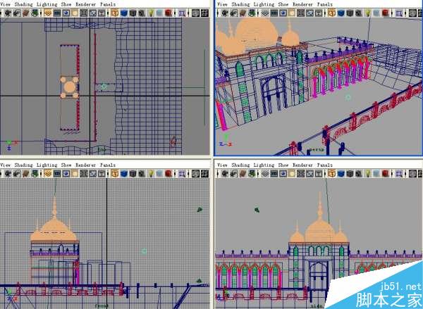 MAYA贴图完美表现场景层次 脚本之家 MAYA材质贴图教程