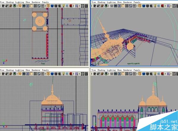 MAYA贴图完美表现场景层次 脚本之家 MAYA材质贴图教程