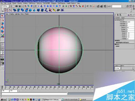 用MAYA快速制作眼球的方法 脚本之家 MAYA材质灯光