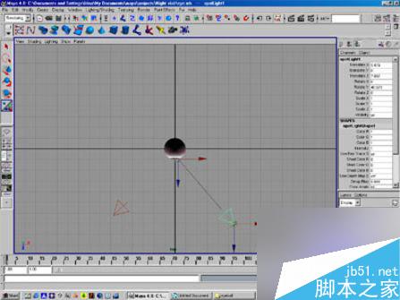 用MAYA快速制作眼球的方法 脚本之家 MAYA材质灯光