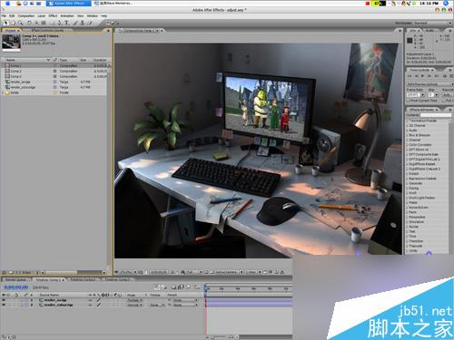 Maya Mentalray渲染逼真办公桌教程 脚本之家 MAYA材质灯光