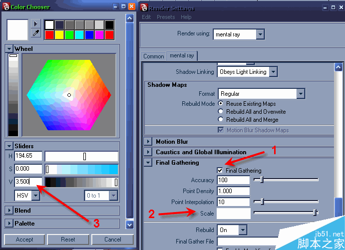 Maya区域光打光教程 脚本之家 MAYA材质灯光