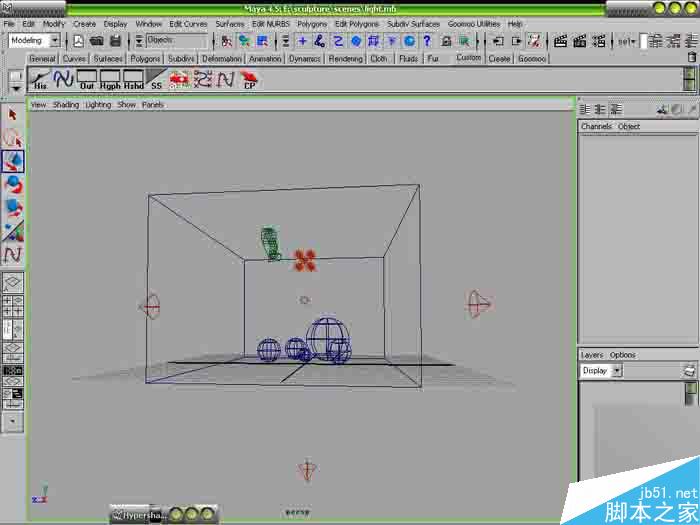 MAYA灯光模拟 MAYA灯光详细教程 脚本之家 MAYA材质灯光