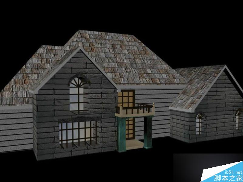 MAYA制作卡通建筑 脚本之家 MAYA建模教程