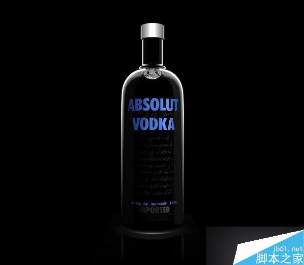 MAYA建模伏特加酒瓶 脚本之家 MAYA建模教程