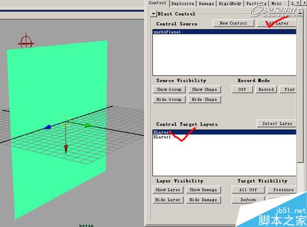 MAYA BlastCode Sweep制作墙体 脚本之家 MAYA建模教程