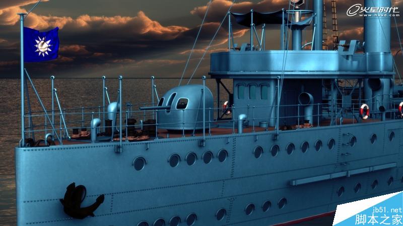 MAYA制作中山舰模型 脚本之家 MAYA建模教程