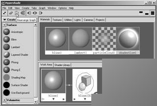 Maya 7.0 表面材质-Hypershade窗口 脚本之家 MAYA材质灯光