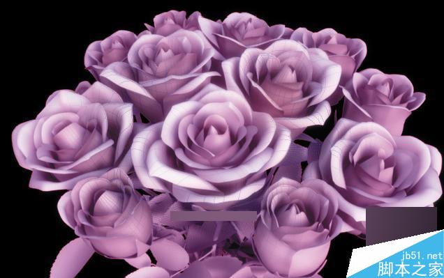 maya7.0玫瑰花建模教程 脚本之家 MAYA材质灯光