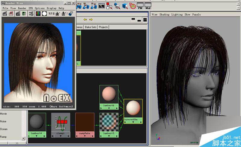 MAYA制作皮肤的方法 脚本之家 MAYA材质灯光