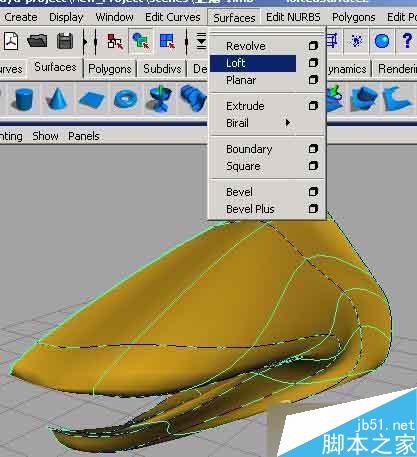 MAYA nurbs无缝建模打造一只企鹅 脚本之家 MAYA建模教程