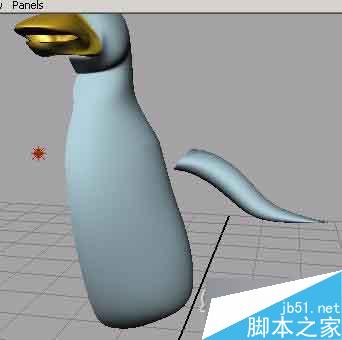 MAYA nurbs无缝建模打造一只企鹅 脚本之家 MAYA建模教程