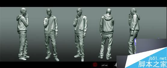 MAYA人物建模，精确把握形体姿态 脚本之家 MAYA建模教程