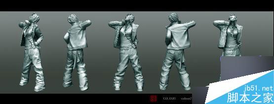 MAYA人物建模，精确把握形体姿态 脚本之家 MAYA建模教程