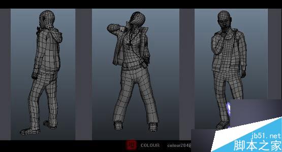 MAYA人物建模，精确把握形体姿态 脚本之家 MAYA建模教程
