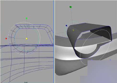 MAYA跑车尾部建模教程 脚本之家 MAYA建模教程
